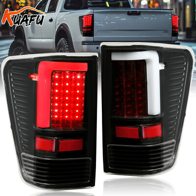 Pair LED Tail Lights Brake Lamps Left Right For Nissan Titan Pickup 2004-2015