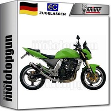 exhaust zugelassen gp stahl schwarz mivv fur kawasaki z 1000 z1000 2003 03