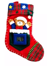 Christmas Stocking Large Sack Candy Socks Xmas Decor