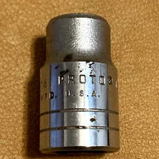 Proto Professional USA 5416 1/2 in SAE 1/2” Drive 12 Point Socket