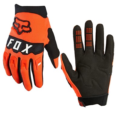 Fox Dirtpaw Glove Handschuhe Fahrrad MTB MX Cross Dirt Lagfinger neon orange S