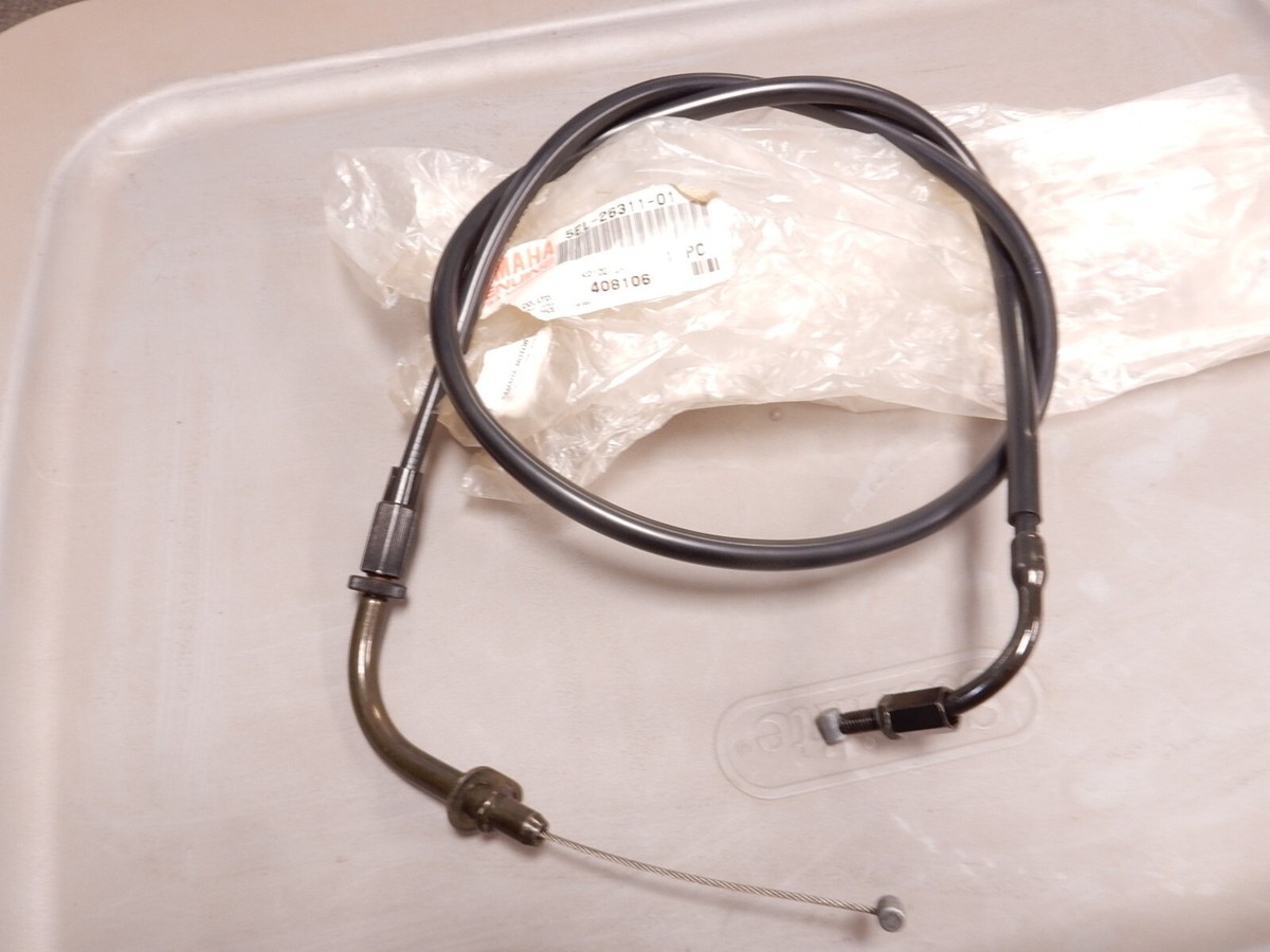 NOS Yamaha Throttle Cable #1 1999-2000 XVS1100 V-Star 5EL-26311-01