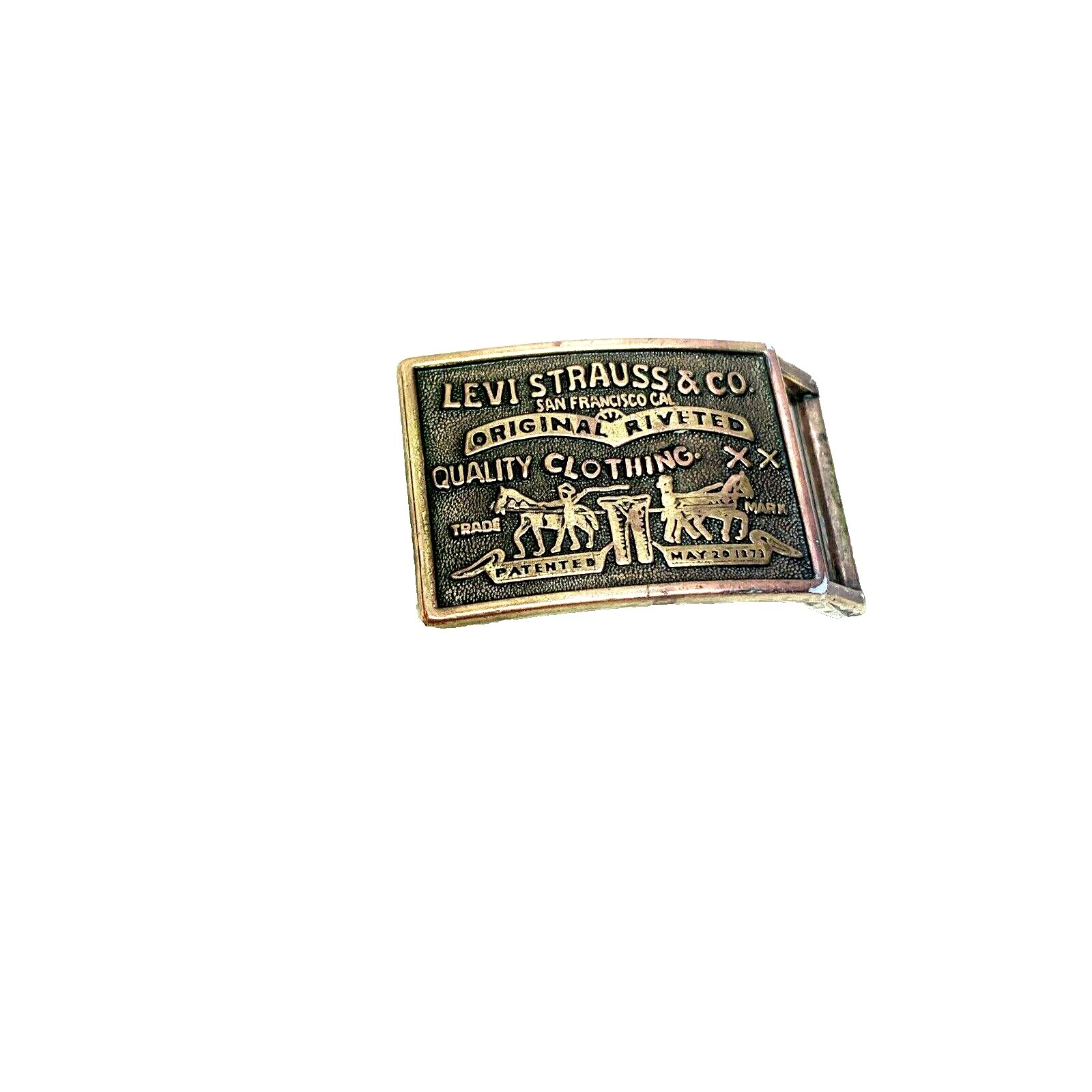 Levi's Brass Belt Buckles