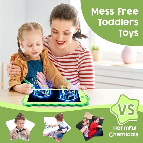 LCD Writing Tablet for Kids, Colorful Toddlers Toys Drawing Board, Educational K - Picture 5 of 11