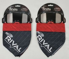 Lot of 2 Nerf Rival Team RED Face Bandanas....FREE SHIPPING  