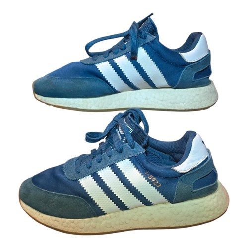 Adidas Iniki Runner Blue & White Athletic Shoe Women’s Size 9 CQ2529 3 Stripe - Picture 2 of 6