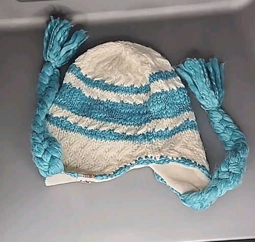 Gorro Roxy Girl azul/blanco - Imagen 3 de 5