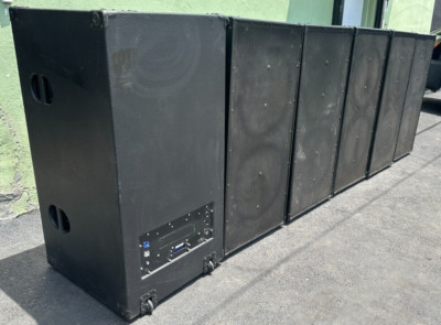 A-Line Acoustics  LS-218 DUAL  18'' Powered Subwoofer #7237a-7251 (ONE)THS