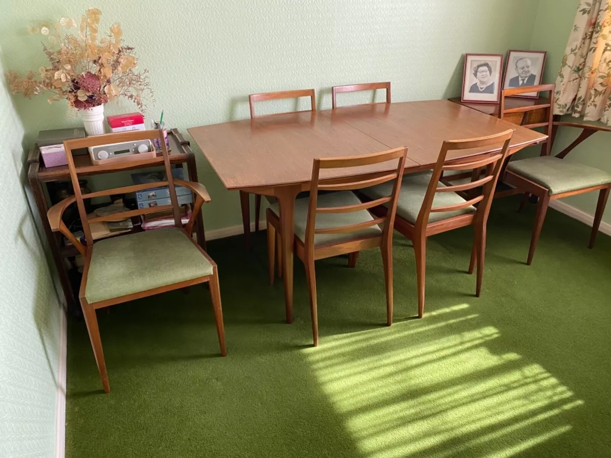 Ebay mid century dining on sale chairs