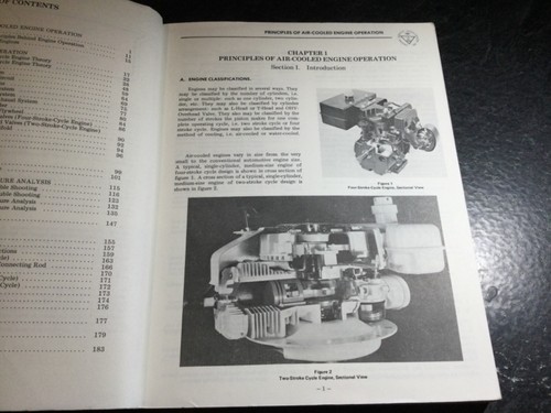 Air Cooled Small Engine Manual Briggs & Stratton Tecumseh Kohler Clinton Chrysle - Picture 3 of 13