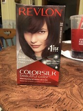 Revlon Colorsilk Beautiful Color Permanent Hair Dye 32 Dark Mahogany Brown