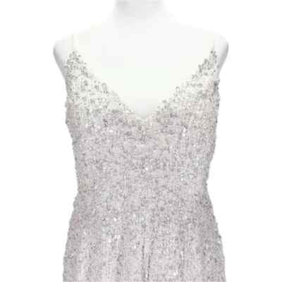knee length dresses for ladies ASOS EDITION Eva embellished cami midi wedding dress main image 0