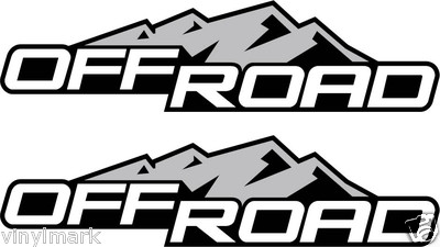 2004-2012 4x2 Decals Stickers for Chevy Colorado Xtreme GMC Canyon Bedside