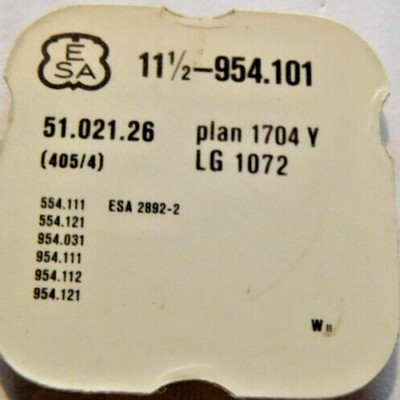 ESA  954 101 PART # 405 /4 MALE STEM. NEW OLD STOCK.