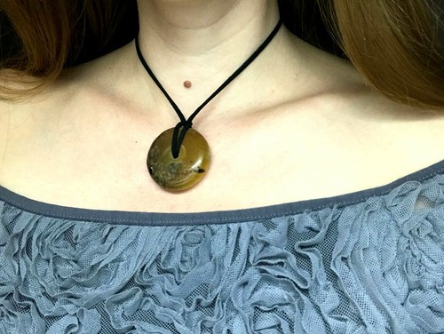 AMBER PENDANT Gift Donut CHUNKY Amulet Raw BALTIC AMBER Doughnut Ladies 15g16196 - 第 10/12 張圖片