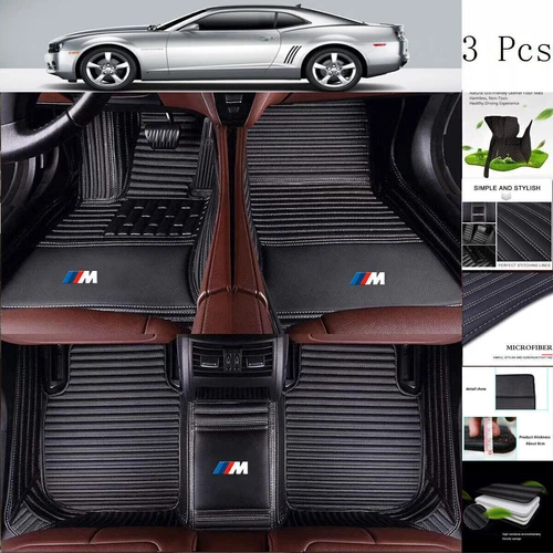 For BMW All Models Car Floor Mats Waterproof Carpets All-weather Front&Rear Sets - Picture 10 of 47
