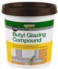 Everbuild 102 Premium Butyl Glazing Compound 2kg Brown
