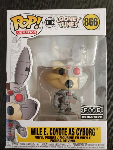 Funko Pop! Wile E. Coyote as Cyborg Looney Tunes #866 (FYE Exclusive) +Protector