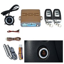 Keyless Entry Car Alarm Security System Engine Starter,2 Key Fob Remote Controls