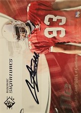 2008 SP Authentic #209 Calais Campbell Rookie Signatures