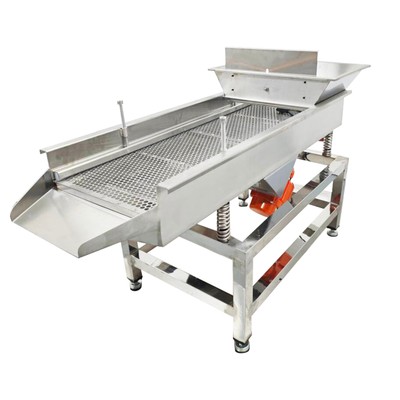 10mm Round Screen Electric Stainless Linear Vibrating Screen Single Layer 110V
