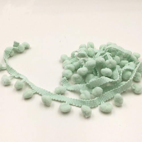10 mm Kugelbommel Wackel Trim Zopf Fransenband Kante Handwerk Dekoration - Bild 49 von 74