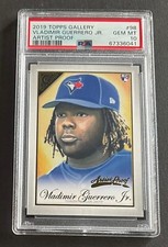 2019 Topps Gallery #98 Vladimir Guerrero Jr. Artist Proof POP 10 RC PSA 10 GEM