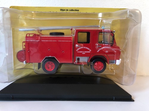OPO 10 - Camion Pompier 1:43 Camiva Berliet FF 4x4 Monaco - PB128 - Miniature Métal Collection