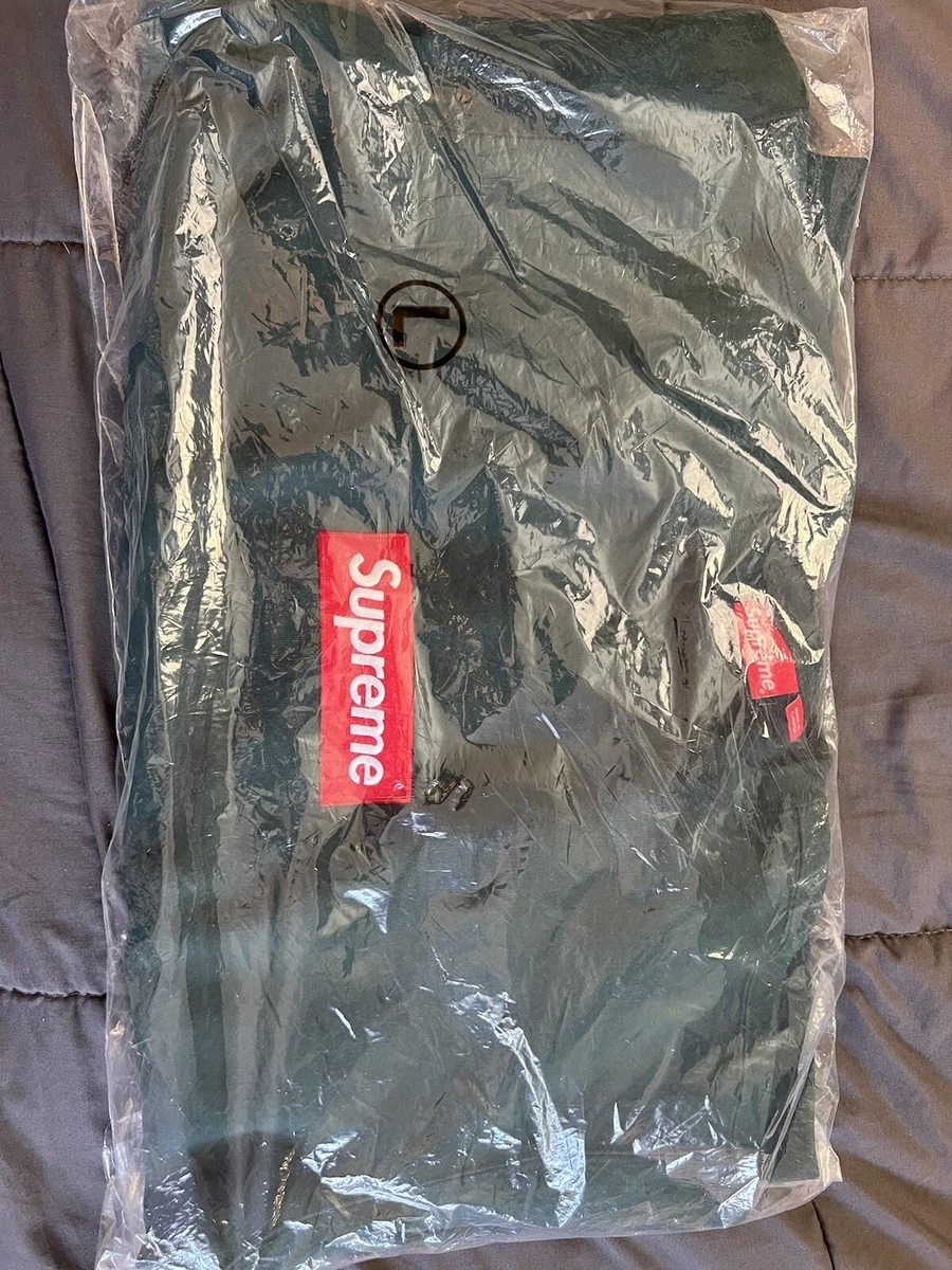 Supreme Box Logo Crewneck Dark Pine Green FW22 Size LARGE - IN