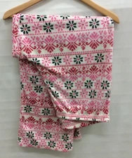 Jenni by Jennifer Moore Women's Fleece Pajama Pants,Holiday Fairisle, Size XXXL