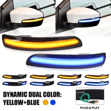 Sequential LED Side Mirror Turn Signal Light for Ford Focus Kuga Escape EcoSport