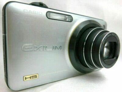 Casio Exilim EX-ZR10 12.1 MP digital camera 7x zoom lens *silver