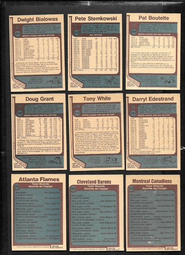 1977-78 OPC O PEE CHEE NHL HOCKEY CARD ERROR VARIATION 265-396 & INSERT SEE LIST - Picture 101 of 365