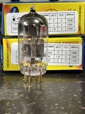 2 x Amplitrex Matched JJ Electronic ECC83S 12AX7 12AX7A Gold Pin Tubes