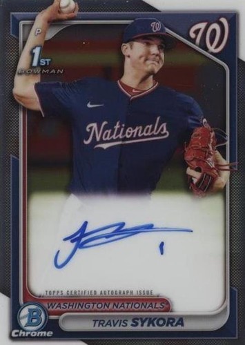 Sam Shaw 2024 Bowman Baseball #CPA-SS 1st Bowman Base Auto - Blue 