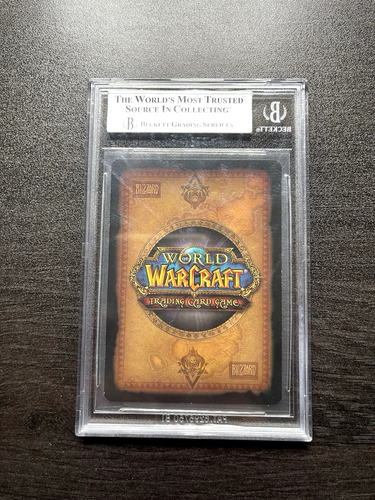 Warcraft WOW TCG Icecrown Citadel Shadowmourne 25/30 Rare Foil | BGS 8.5 NM-MT+ - Picture 6 of 9