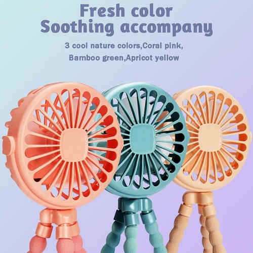 Portable Fan with Flexible Tripod Clip On Baby Fan for Stroller/ Pram/ Pushchair - Picture 3 of 12