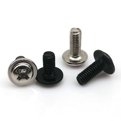 M3 Phillips Round Washer Head PC Case Motherboard DVD Rom Screw Bolt Computer D