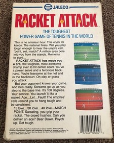 NES Racket Attack Game Tested Working Cart Authentic