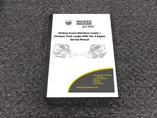 Wacker Neuson ST31 Skid Steer Track Loader Tier 4 Engine Service Repair Manual