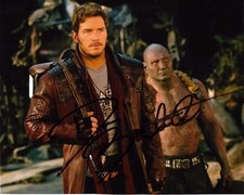 ACTOR DAVE BAUTISTA SIGNED GUARADIANS OF THE GALAXY PT 2 MOVIE 8x10 PHOTO W/COA