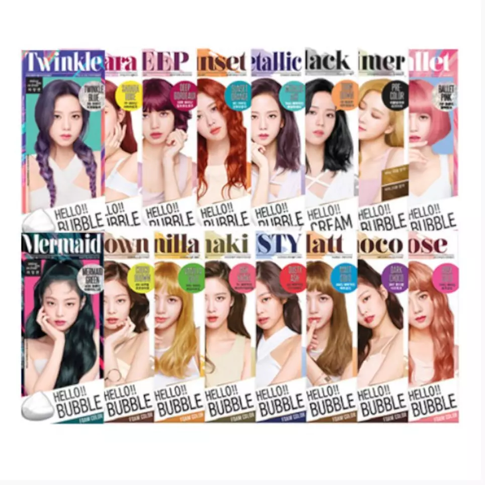 MISE EN SCENE Hello Bubble Foam Color Easy Self Hair Dye Blackpink