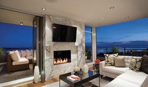 Montigo R324stio Gas Fireplace Power Vent Indoor Outdoor See Thru