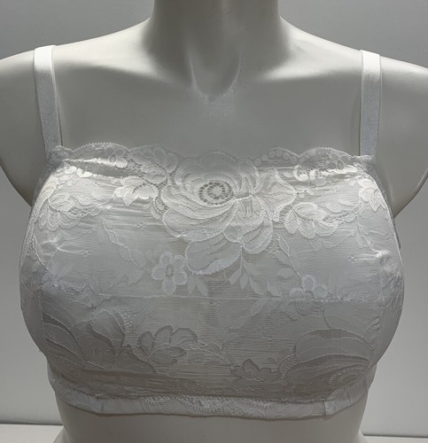 Comfort Choice Women’s Bra Size 40C White Lace Full Coverage - Picture 2 of 5