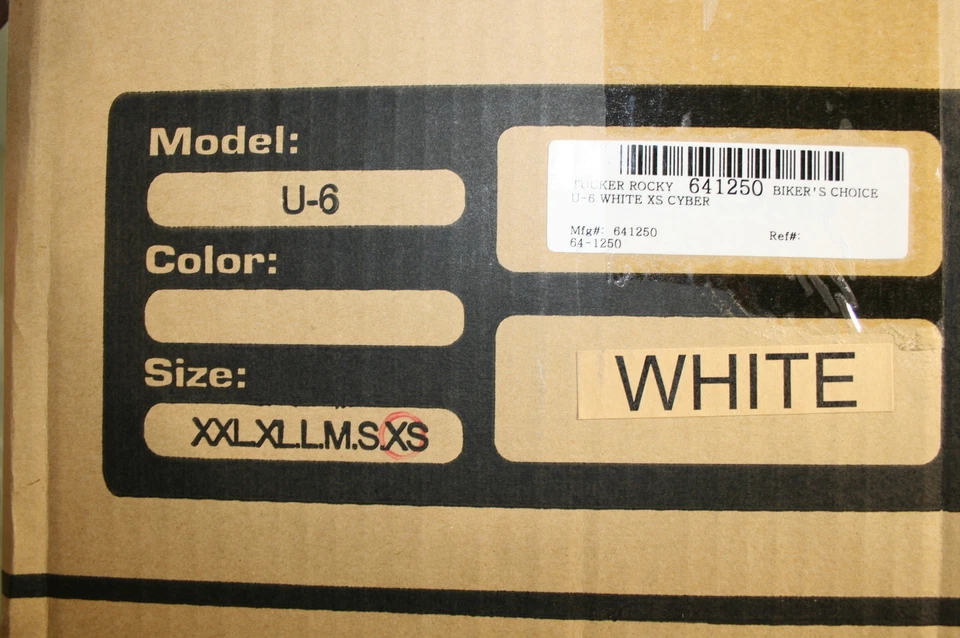 CyberU6 Casco Bicicleta de Calle Moto Blanco XS Extra Pequeño 641250 Falta 1 Ventilación Foto 3 de 3