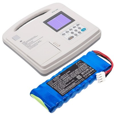 BATTERIE 2000mAh Type 88889089 For Carewell ECG-1101 ECG-1101G ECG-1101B