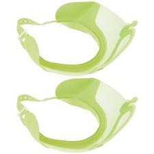 2pcs Baby Bath Visor: Adjustable Shampoo Cap - Waterproof Hair Washing Shield -