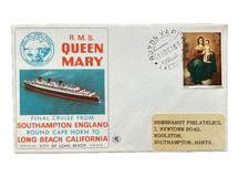 RMS Queen Mary  - Final Cruise to Long Beach -Commemorative Cover