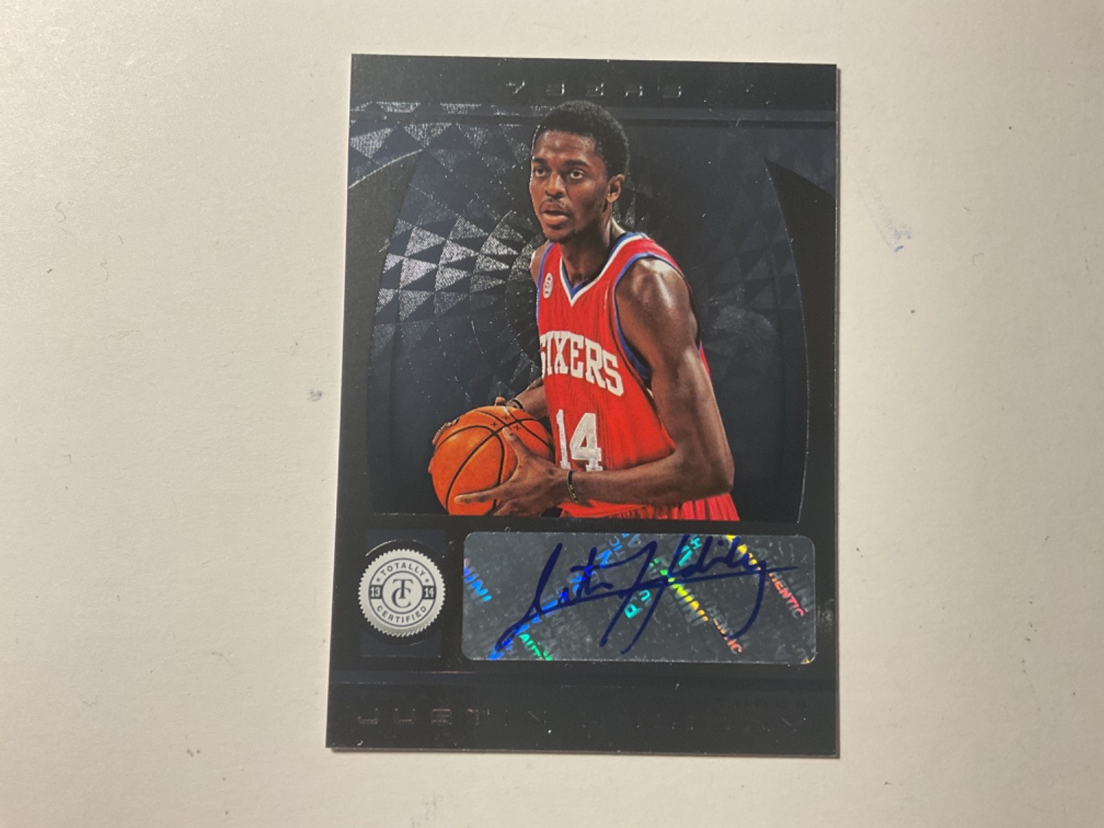 2013-14 Totally Certified - Signatures Justin Holiday #243 Totally Silver AU RC