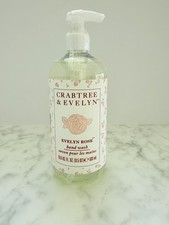 NEW Crabtree Evelyn Evelyn Rose Hand Wash Gel 16.9 oz 500mL